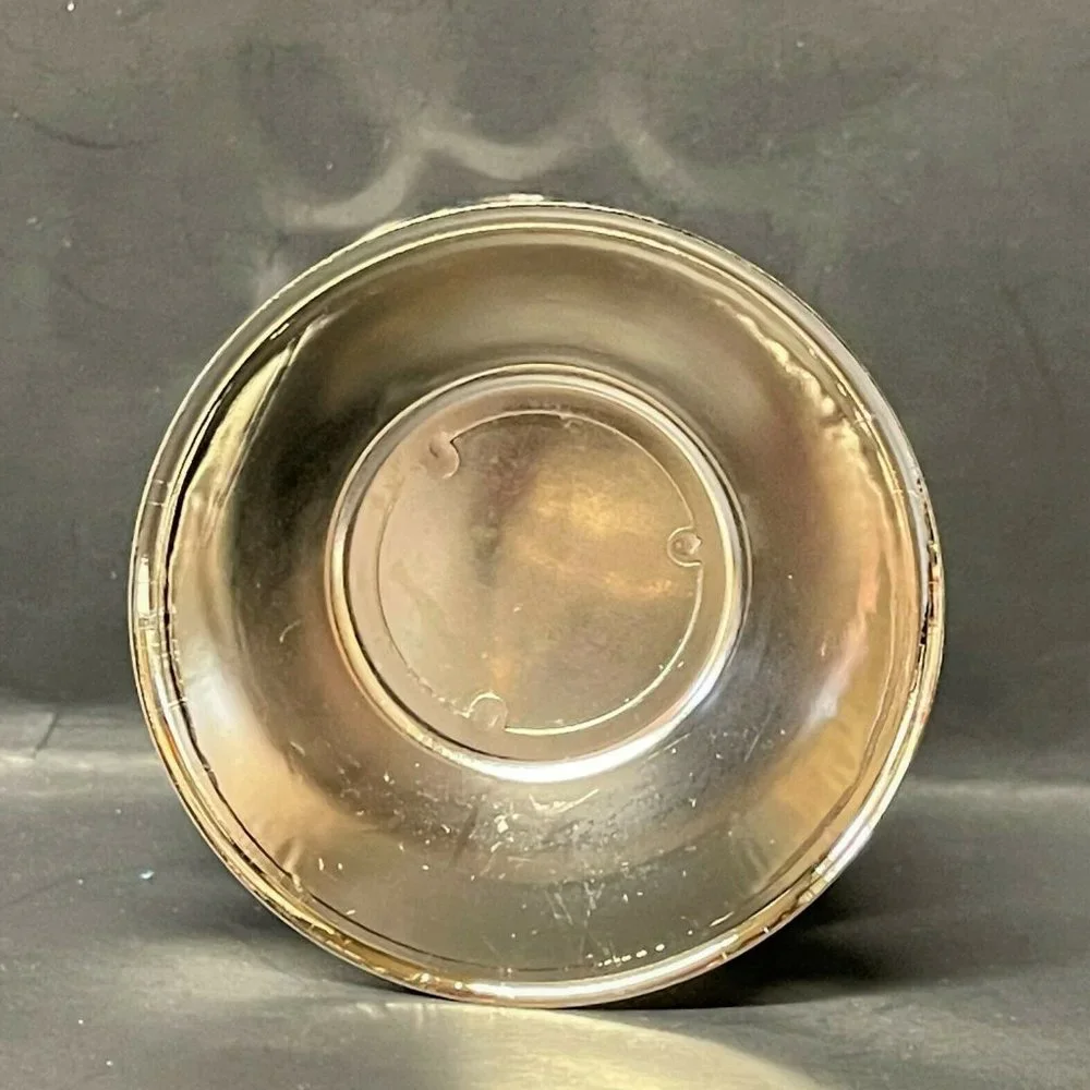 Bath & Body Works SLATKIN Chrome SCROLL PEDESTAL 4 oz CANDLE HOLDER
